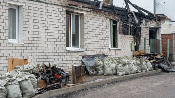 Professional Soot Cleanup technician working in Wyncote, PA